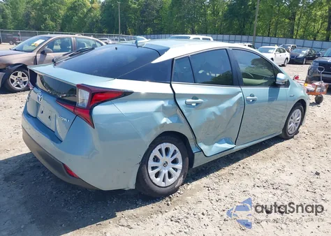 2022 Toyota Prius Le из США, поврежденный, VIN JTDKAMFU3N3173380